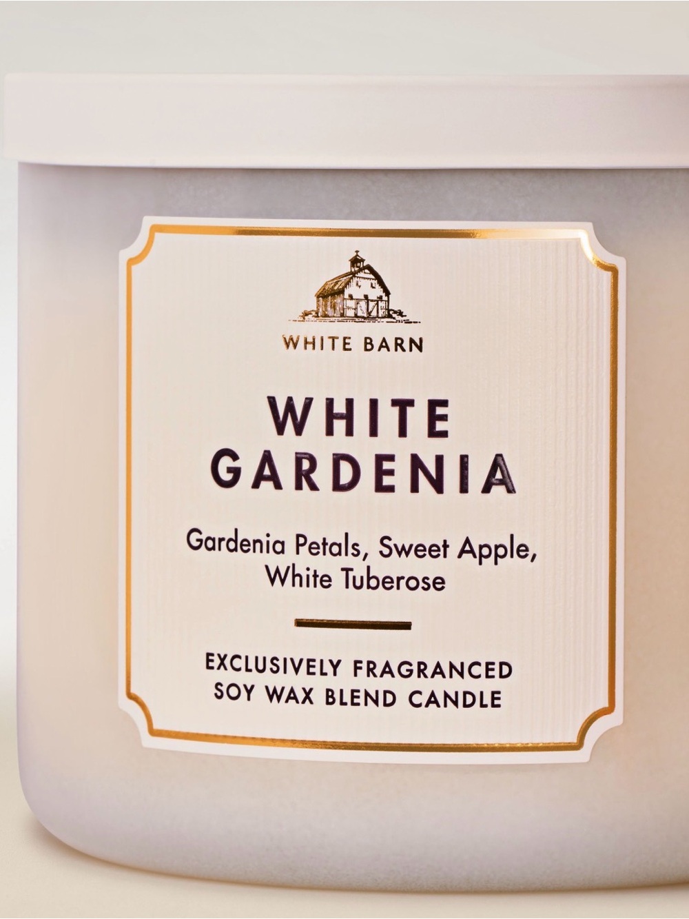 Bath & Body Works White Barn White Gardenia 3-Wick Candle